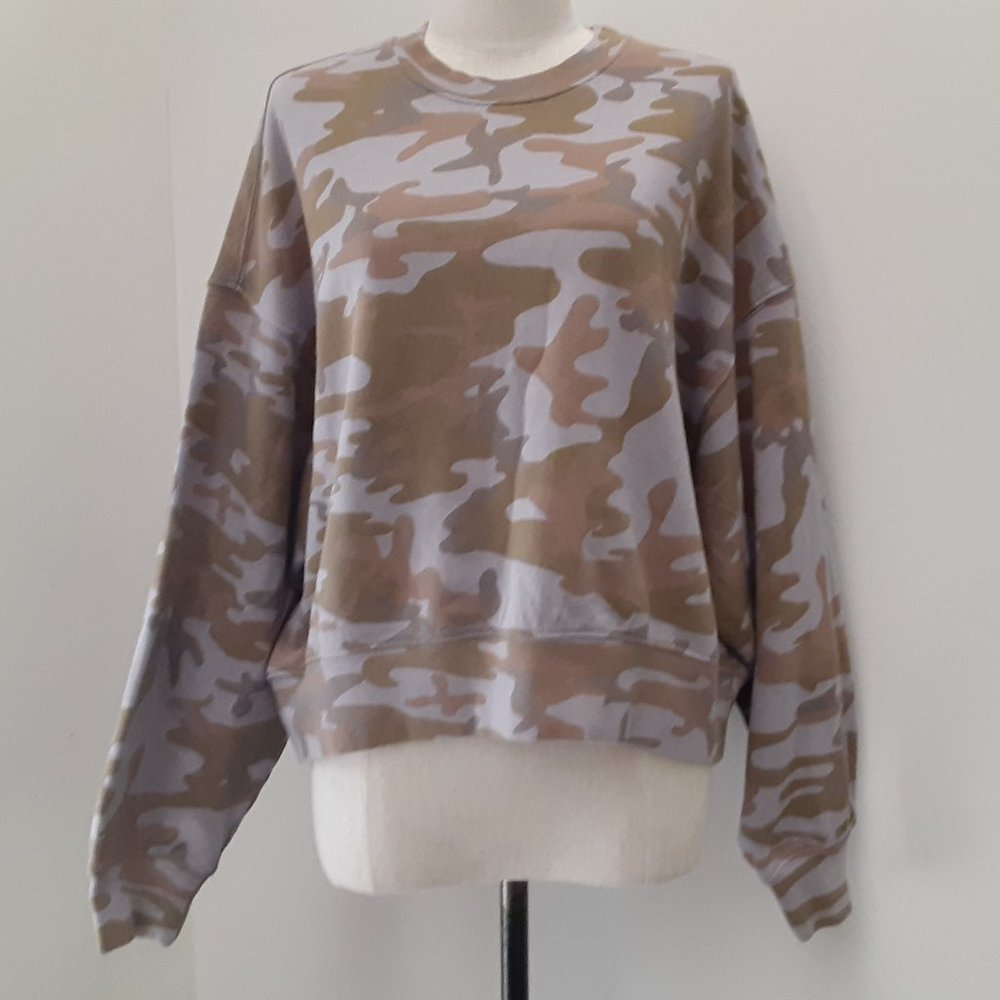 Velvet by Graham & Spencer Camo Sweatshirt